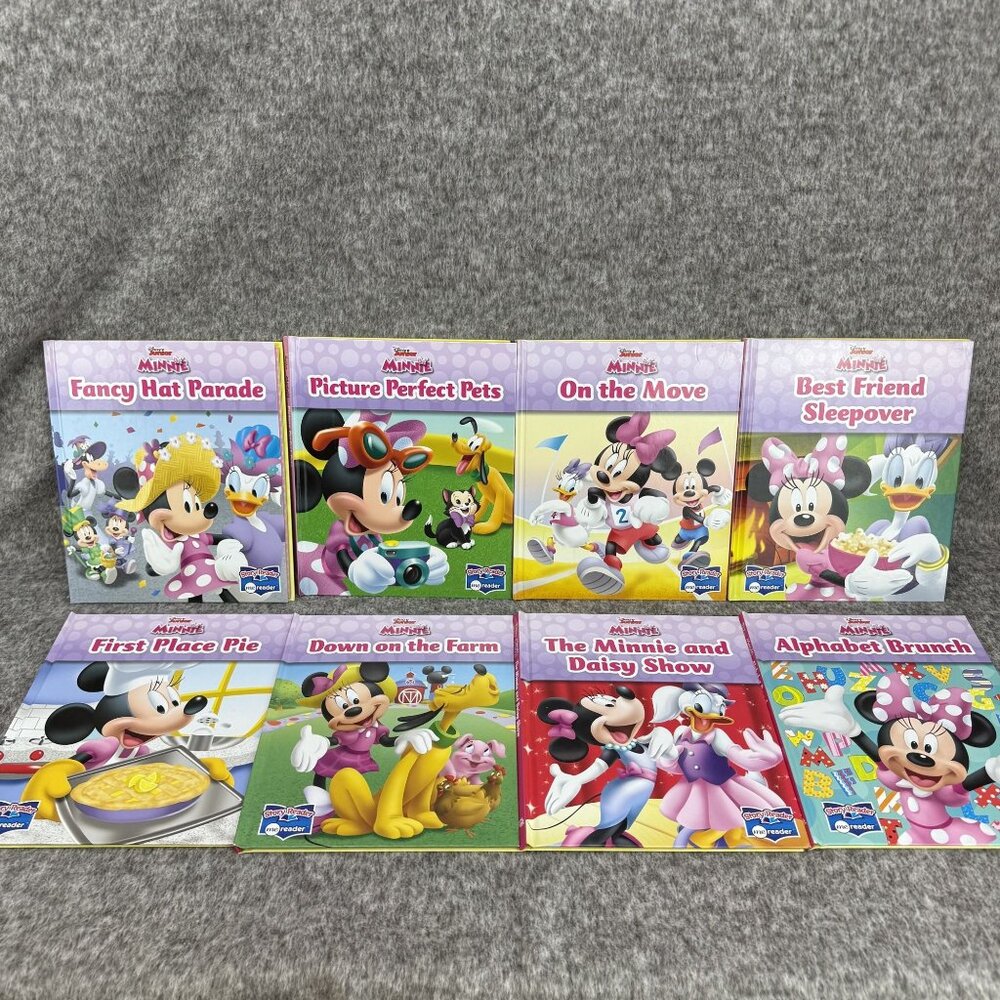 ✅Disney Minnie Mouse 8-Book Set For Kids 18+ Months -These Work with A Me Reader